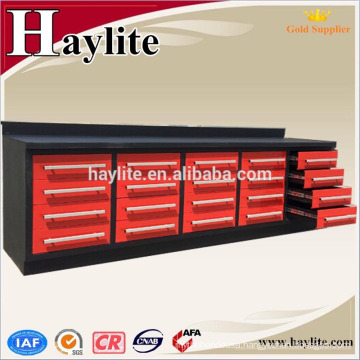 Widely Used industrial moving steel workbenches with drawers for sale